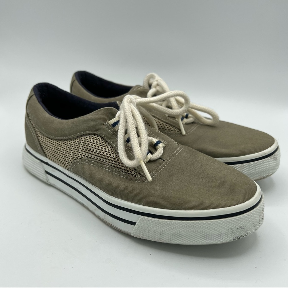 SPERRY TOP-SIDER WOMEN'S BOAT‎ DECK SHOES SIZE 7 M VINTAGE STYLE 9568676 Khaki